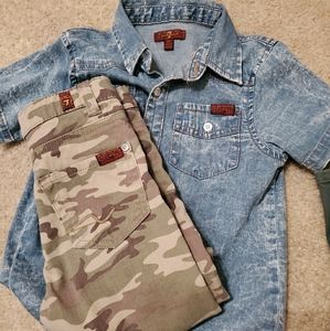 2 sets and 2 jeans 7 for All man kind